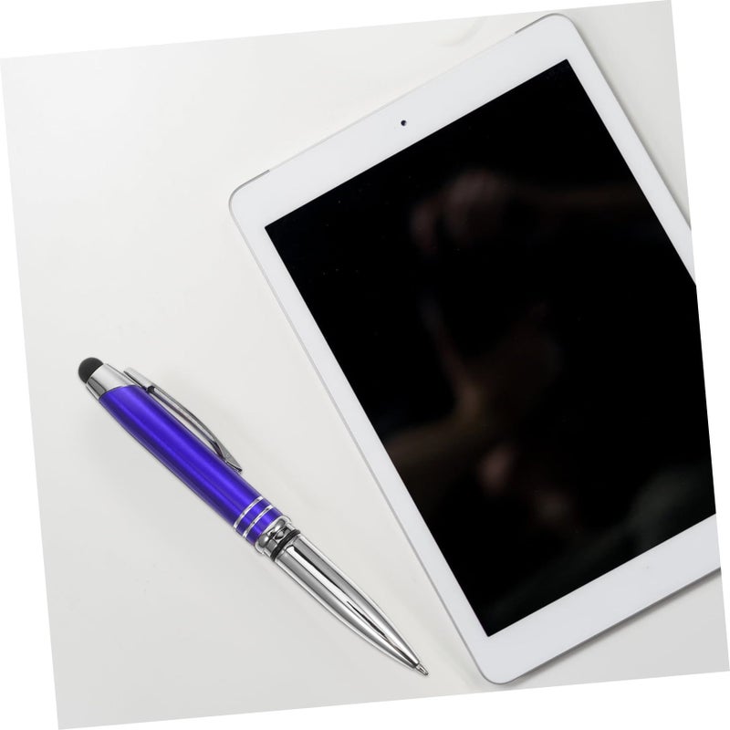 Blue LED Stylus Pen Lightweight for Touch Screen Tablets Smartphones Low Light Writing - Image 5