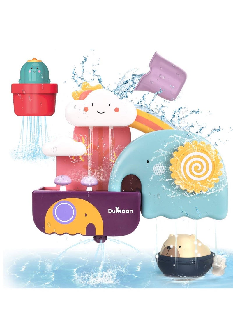 Excefore - Baby Bath Toys Game, Shower Bath Baby Toy for 1,2,3+ Year Old Boy Girl Toddler Gift Toys Set, Kids Shower Baby Bath Toys for 1 2 3 4 5 Years Old Girls Boys Toddlers Kids Children Gift Toys Set - Image 1