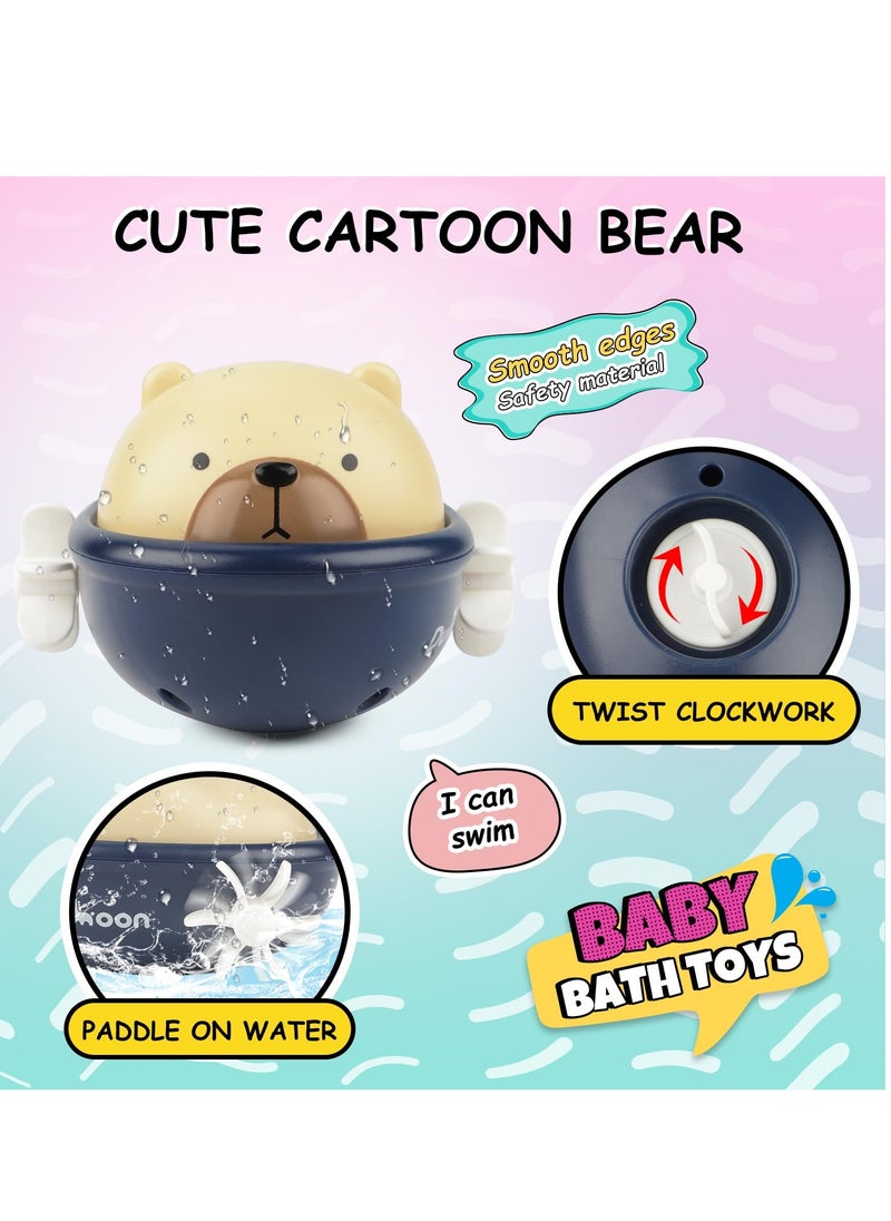 Excefore - Baby Bath Toys Game, Shower Bath Baby Toy for 1,2,3+ Year Old Boy Girl Toddler Gift Toys Set, Kids Shower Baby Bath Toys for 1 2 3 4 5 Years Old Girls Boys Toddlers Kids Children Gift Toys Set - Image 1