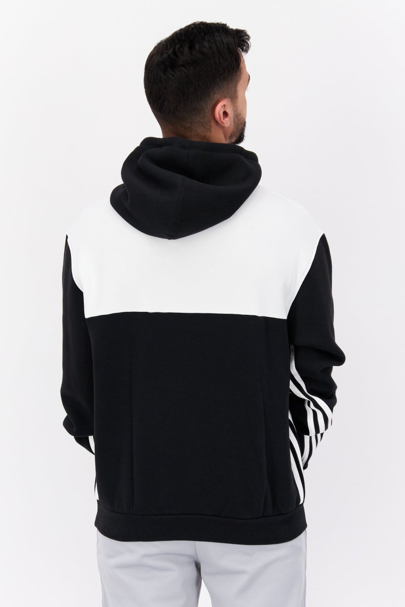 adidas Originals Men Sportswear Fit Long Sleeve Outdoor Hoodie, Multicolor  - Image 3