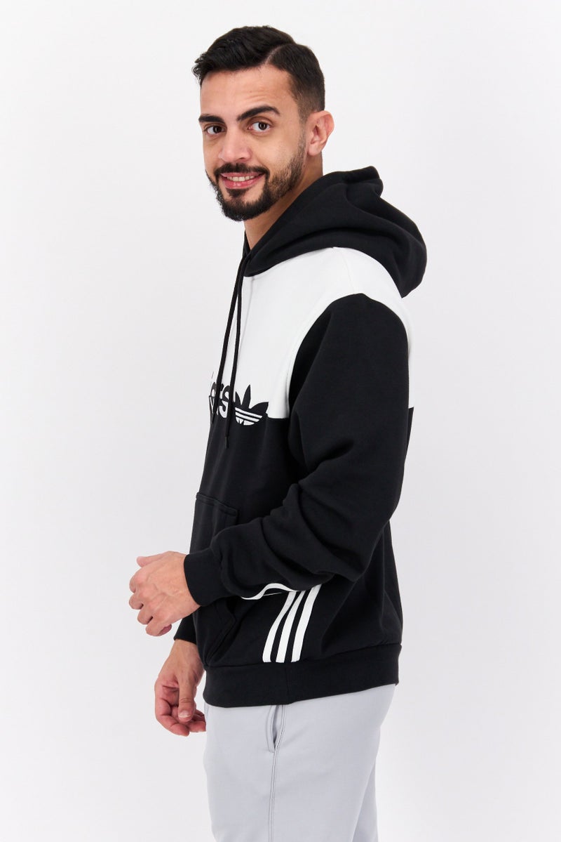 adidas Originals Men Sportswear Fit Long Sleeve Outdoor Hoodie, Multicolor  - Image 2
