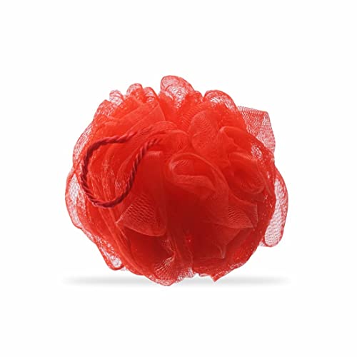 advancedestore Bath Sponge Round Loofah For Women & Men - Pebble - Soft & Fluffy With Multiple Layers of Fibrous Matrix For A Fun Shower Time | Scrub off Dead Skin, Soft Mesh, Gentle Exfoliation-2pcs - Image 2