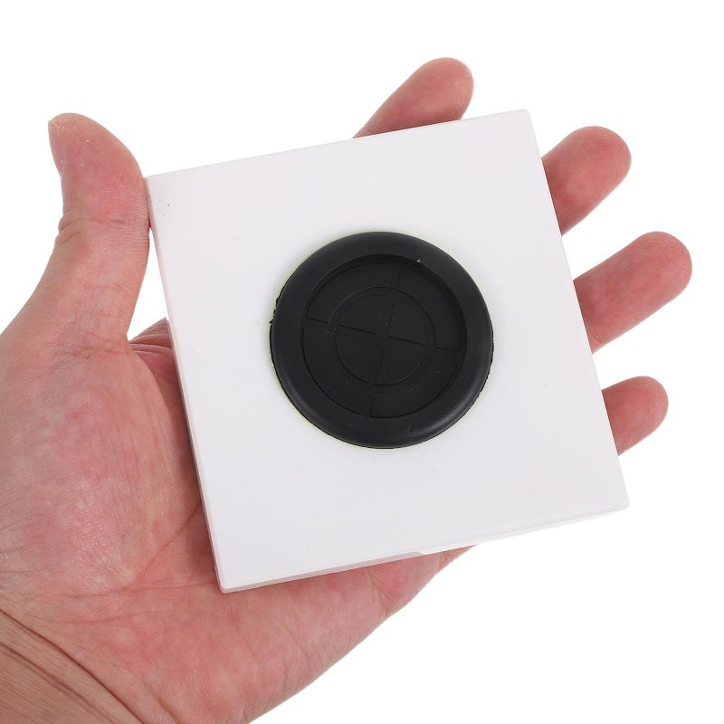 5pcs White Blank Wall Outlet Plates Rubber Grommet Cable Entry Home Office - Image 5
