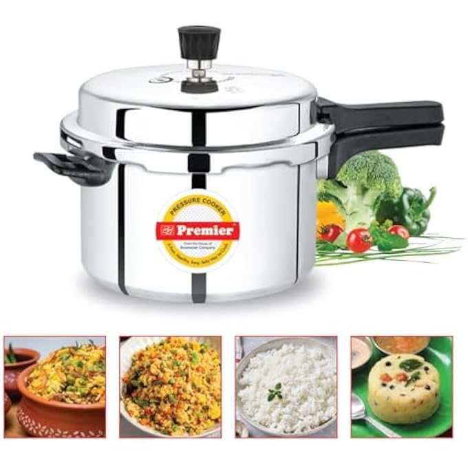 Premier Netraa Aluminium Pressure Cooker  3 Liter - Image 4