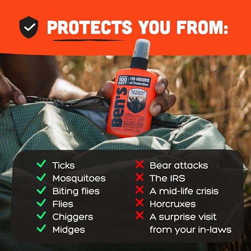 Ben's 100 Tick & Insect Repellent - Alcohol-Free DEET Insect Repellent Pump Spray - Offers 10 Hours of Protection for Adults & Children -3.4 Fl Oz (2 Pack) - Image 4