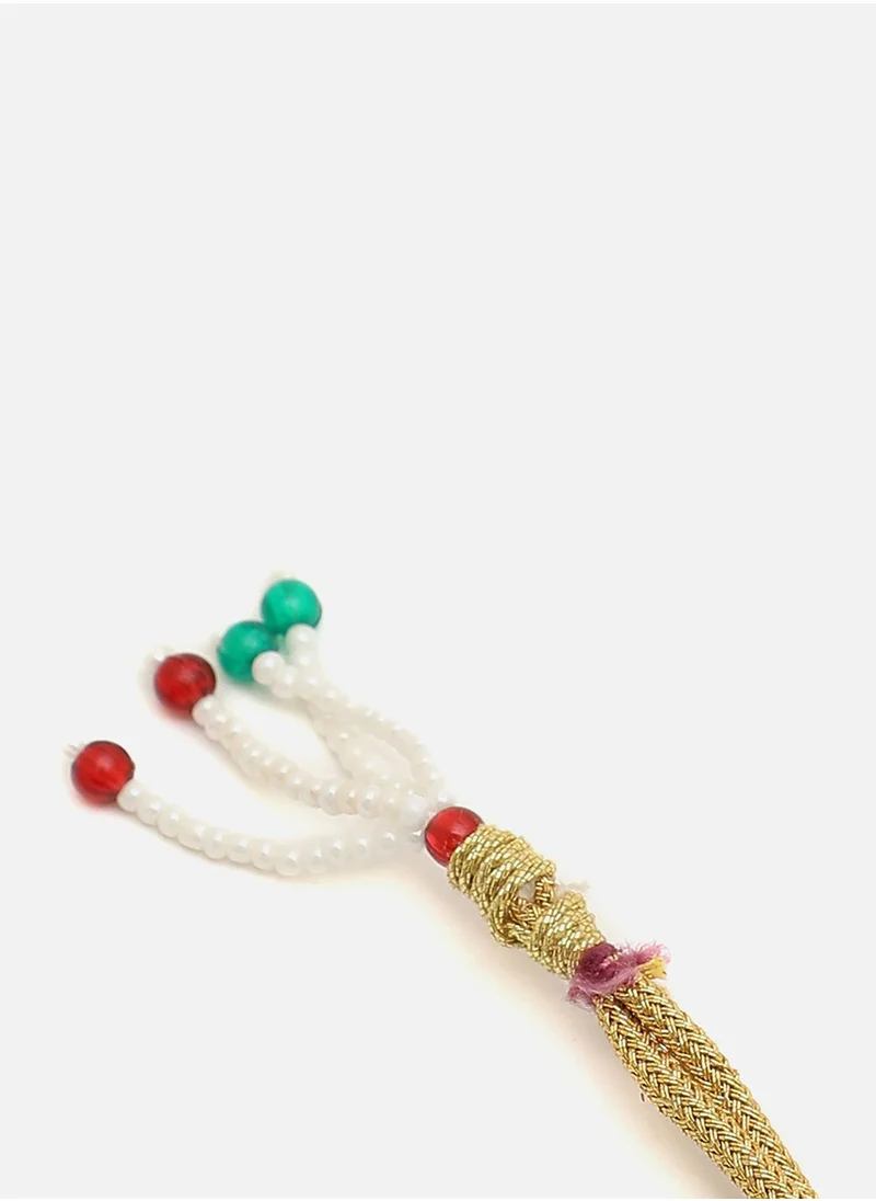 SOHI Beads Kundan Jewellery Set