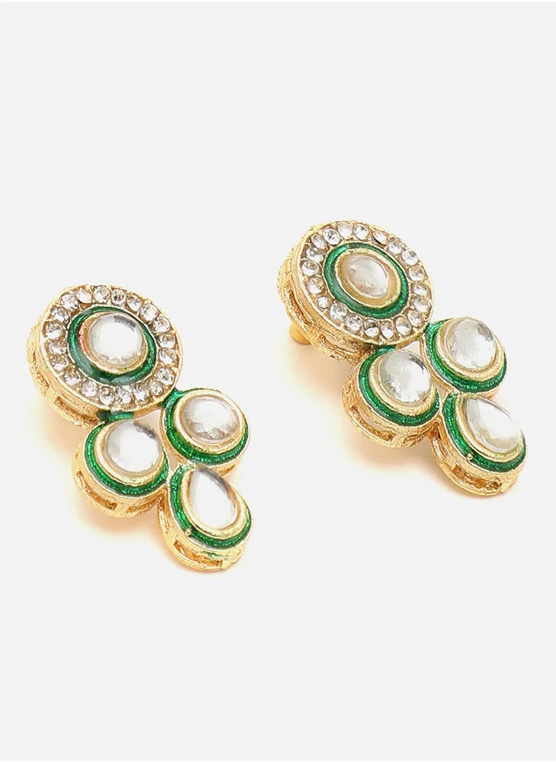 SOHI Beads Kundan Jewellery Set