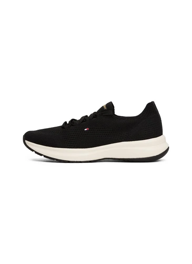 TOMMY HILFIGER Knit Runner Lace Ups Sneakers