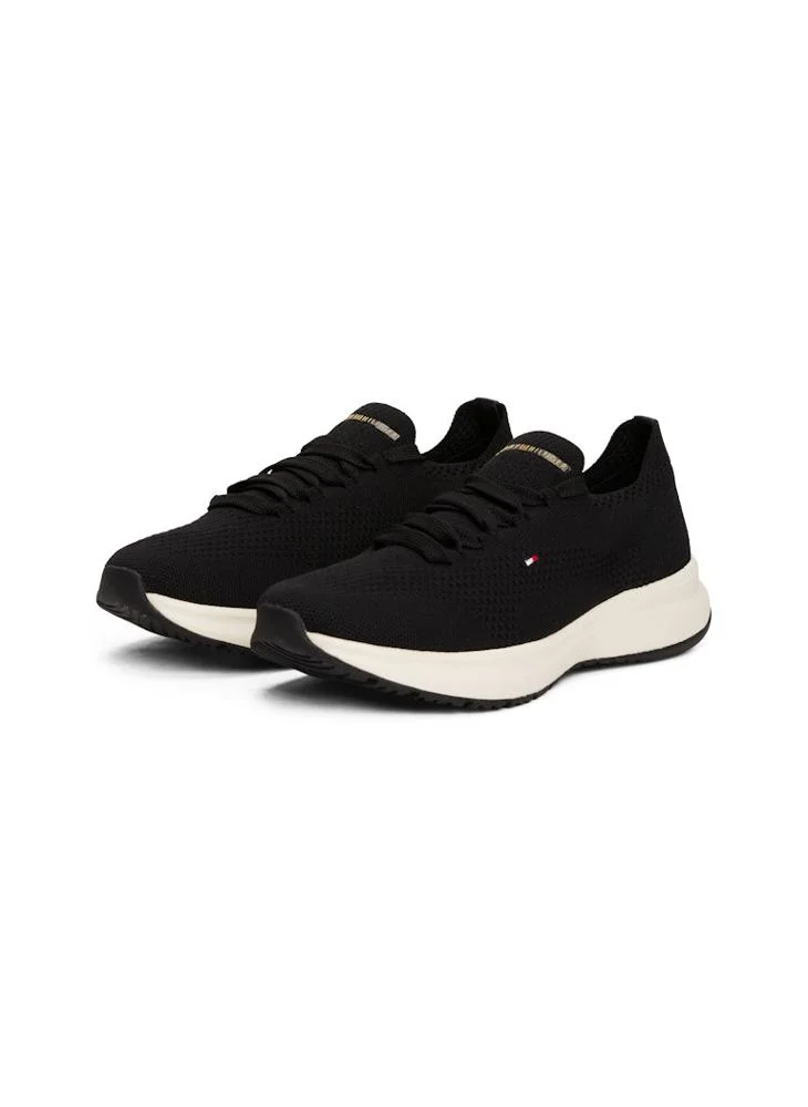 TOMMY HILFIGER Knit Runner Lace Ups Sneakers