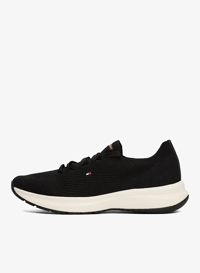 TOMMY HILFIGER Knit Runner Lace Ups Sneakers
