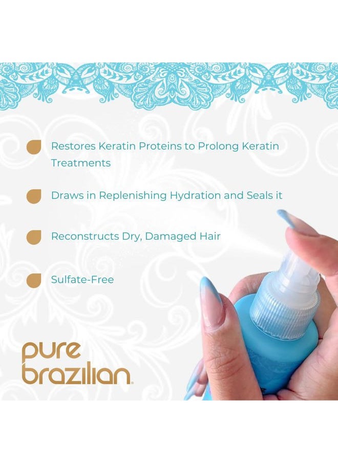Pure Brazilian Leave-In Conditioner, Nourishing Hair Treatment Enriched with Keratin to Fortify & Strengthen, 6.78 Ounce (200 Milliliter)  - Image 2