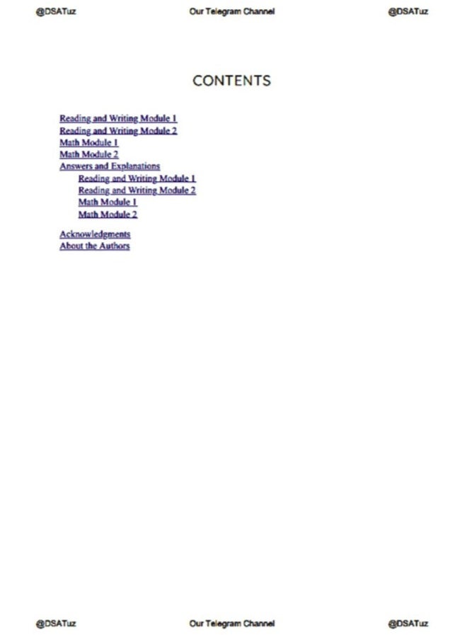 Digital SAT - Free Full-length Practice Test" By Ramana Rao MLV & Raghavender J RR Test Prep Serie)  - Image 4