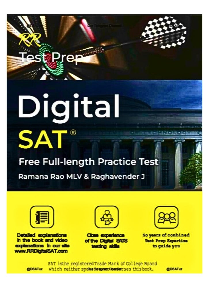 Digital SAT - Free Full-length Practice Test" By Ramana Rao MLV & Raghavender J RR Test Prep Serie)  - Image 1