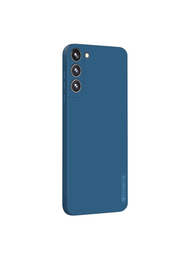 Case Cover For Samsung Galaxy S22 5G PINWUYO Liquid Silicone TPU Phone Case Blue
