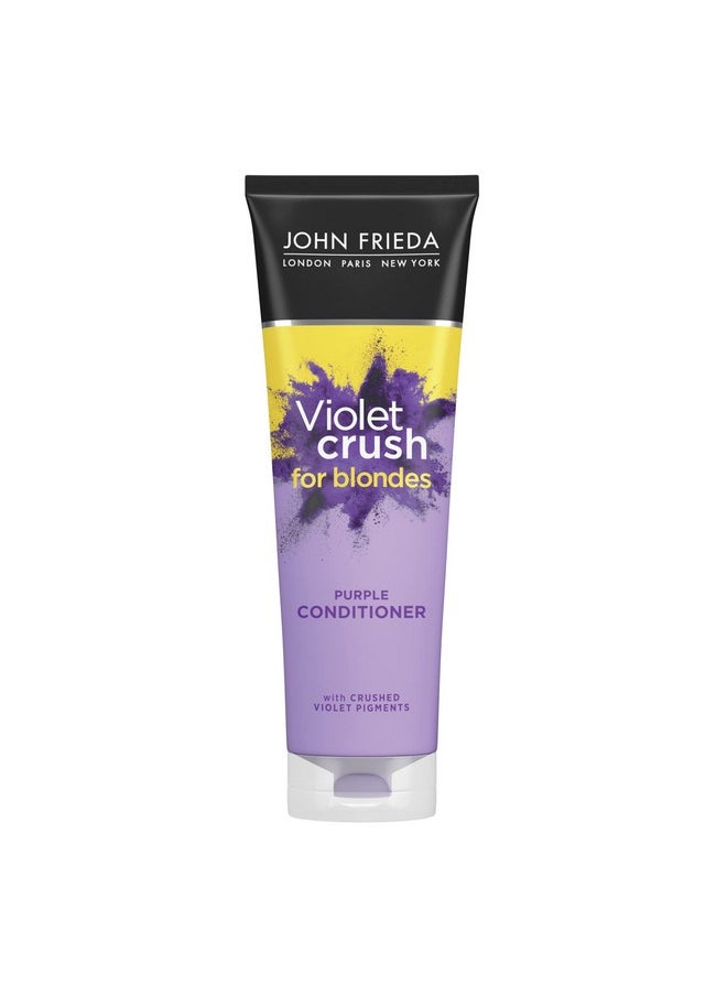 John Frieda Violet Crush Purple Conditioner Conditioner For Brassy Blonde Hair With Violet Pigments 8.3 Ounce  - Image 2