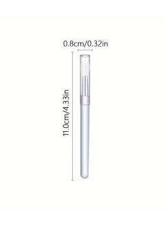 Goolsky 1 pc Nail Glitter Powder Silicone Pen, Reusable Nail Applicator Brush With Cover, Manicure DIY Tools For Easy & Precise Application  - Image 5