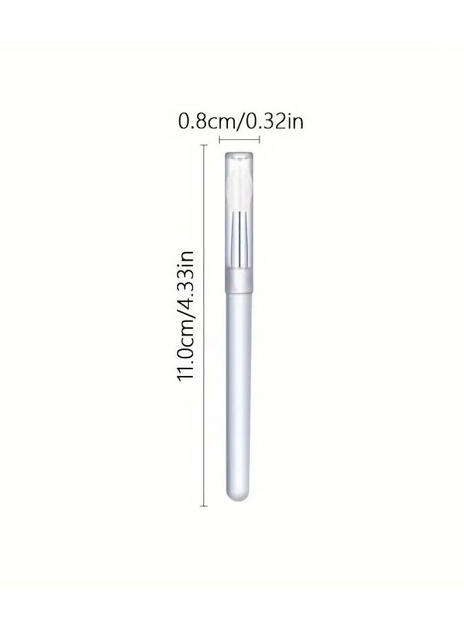 Goolsky 1 pc Nail Glitter Powder Silicone Pen, Reusable Nail Applicator Brush With Cover, Manicure DIY Tools For Easy & Precise Application - Image 5