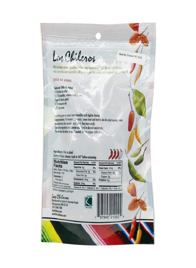 Los Chileros Whole Chile De Arbol, 2 Ounce - Image 3