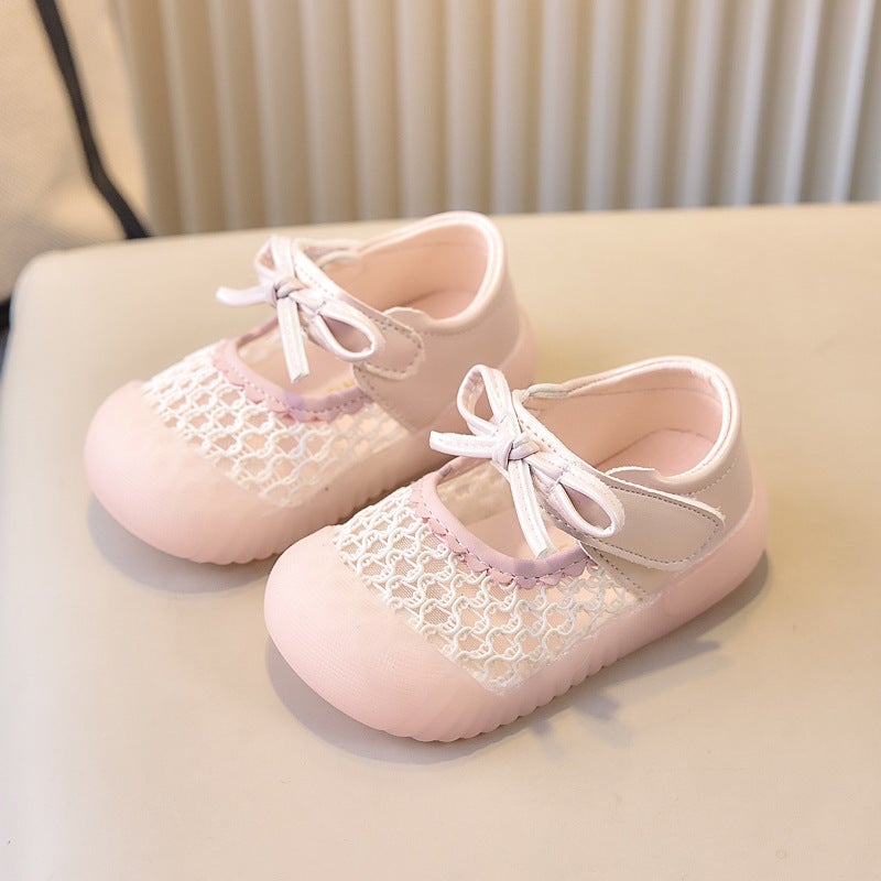 Mesh Sneakers Lightweight Flexible Sole Walking Shoes For Kids Indoor And Outdoor Activities - Image 1