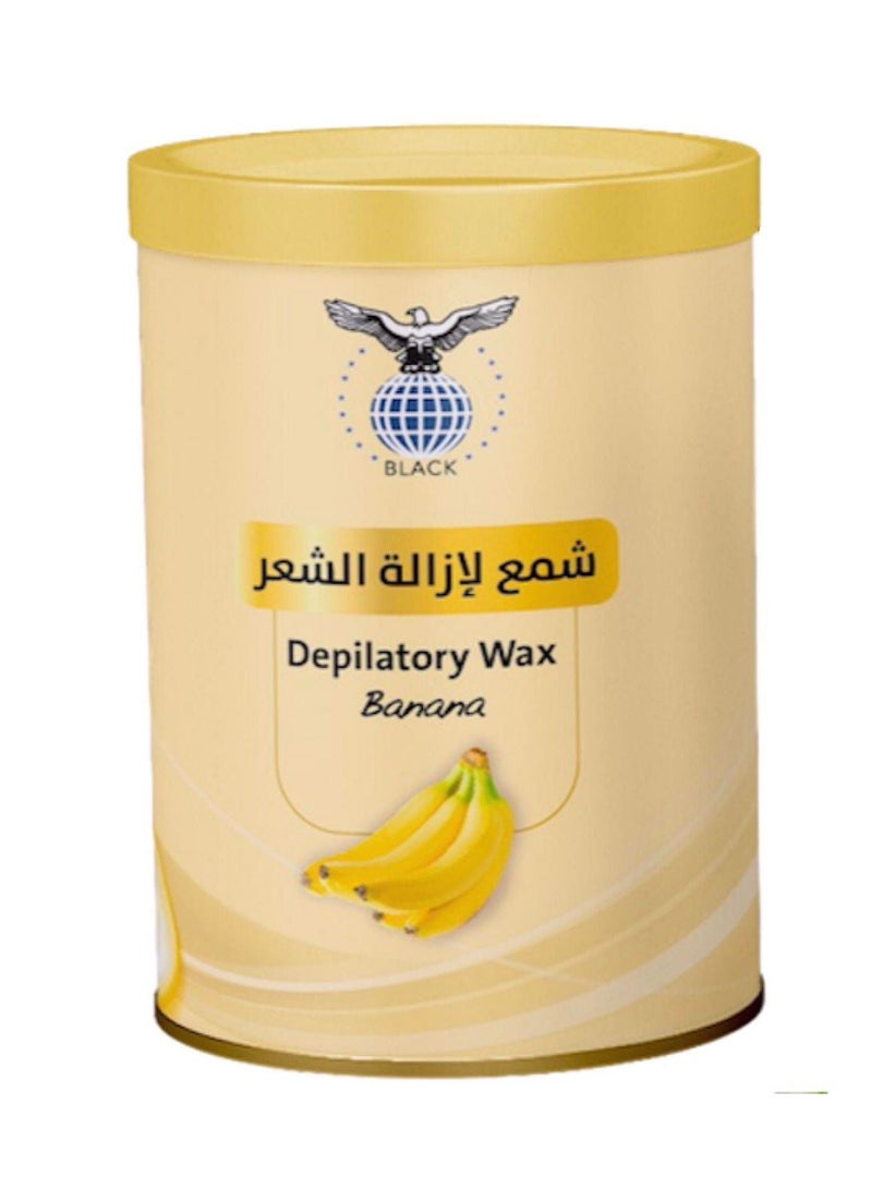 Black Depilatory Wax Can Banana 800ml - Image 1