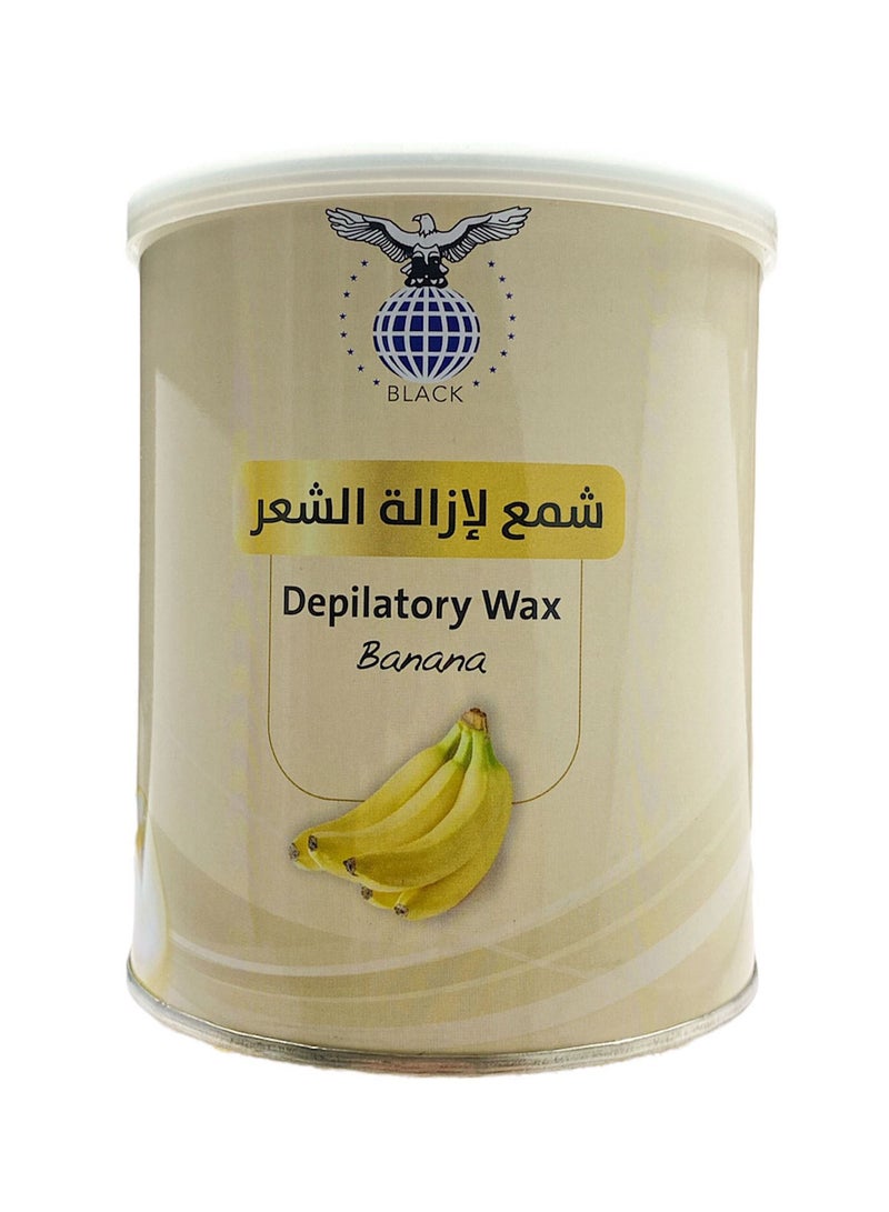 Black Depilatory Wax Can Banana 800ml - Image 2
