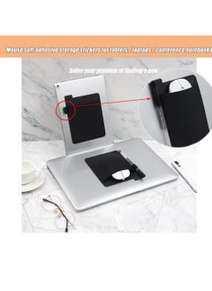 Y&D Pocket Pouch for Laptop with Reusable Adhesive,Pouch Holder Computer Accessories,Self-Adhesive Mouse Headset Storage Bag, Ideal Portable External USB Cable,Apple Magic  - Image 3