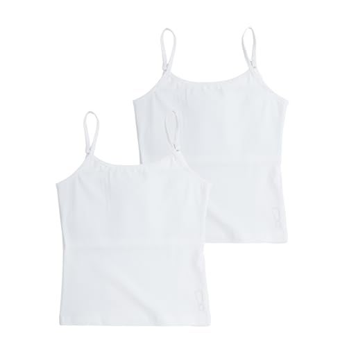 YouGotPlanB Everyday Cotton Padded Camisole for Girls | Built-in Padding, Full Coverage, Adjustable Straps for 8-16 Years | Pack of 2 - Image 3