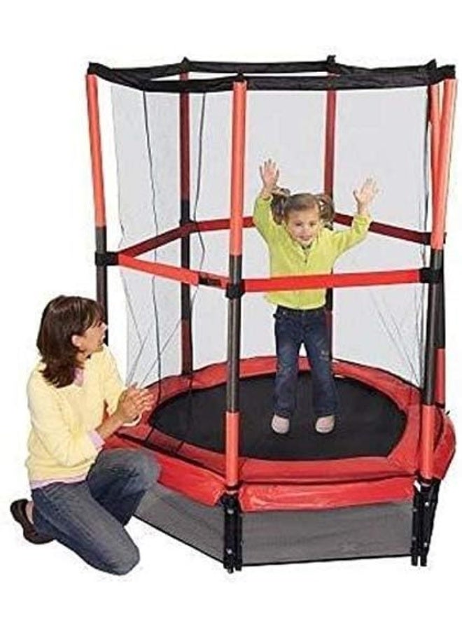 Rainbow Toys ألعاب RBW - ترامبولين 4 قدم للأطفال، معدات تمرين لياقة بدنية للأطفال في الهواء الطلق، ترامبولين حديقة مع سياج أمان - Image 3