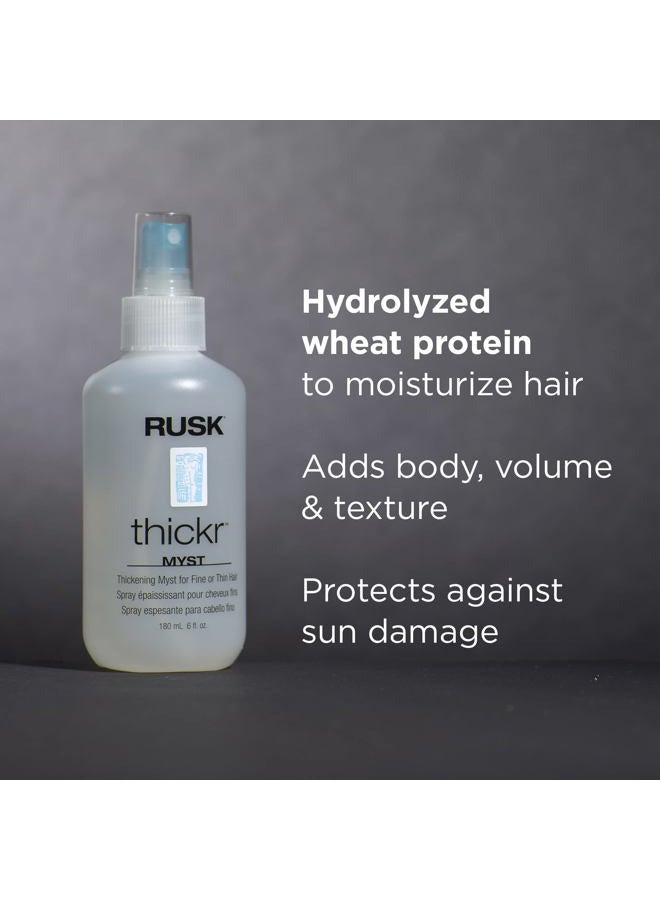 Rusk Designer Collection Thicker Thickening Myst for Fine or Thin Hair, Provides Body, Volume, and Texture, 6 fl. oz - Image 3