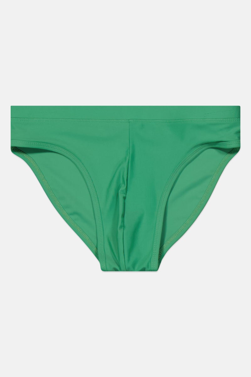 Asos Design Women Plain Bikini Bottom, Green  - Image 1