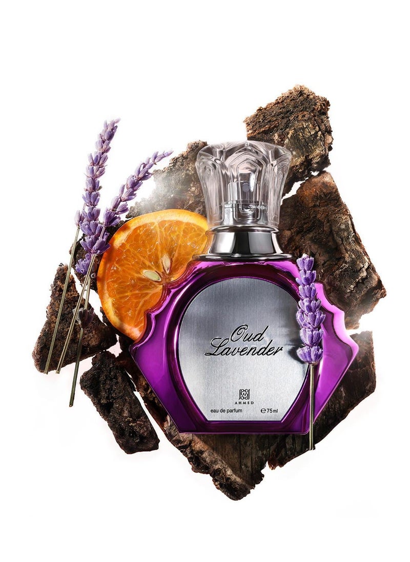 Ahmed Al Maghribi - Oud Lavender Perfume for Unisex 75 ml - Image 1