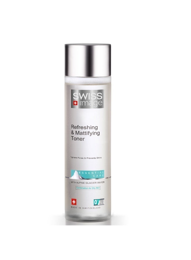 SWISS image Face Toner Refreshing & Mattifying 200 ml Oil Control, Pore Tightening & Skin Calming Hydrating Face Toner for Oily, Acne-Prone & Combination Skin For Men & Women Swiss Made - Image 5