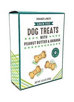 TJ's Trader Joe's - Grain Free Dog Treats with Peanut Butter & Banana NET WT 10.6 OZ (300g) 
