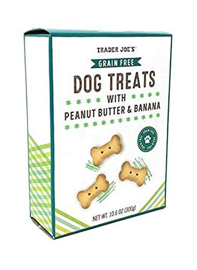 TJ's - Trader Joe's - Grain Free Dog Treats with Peanut Butter & Banana NET WT 10.6 OZ (300g) - Image 1