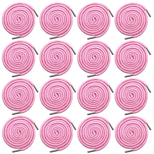 Luckkyme 20 Pack Replacement Drawstrings Drawcords for Pants Sweatpants Hoodies Scrubs Jackets Shorts Tool 53" Long (Pink) - Image 1