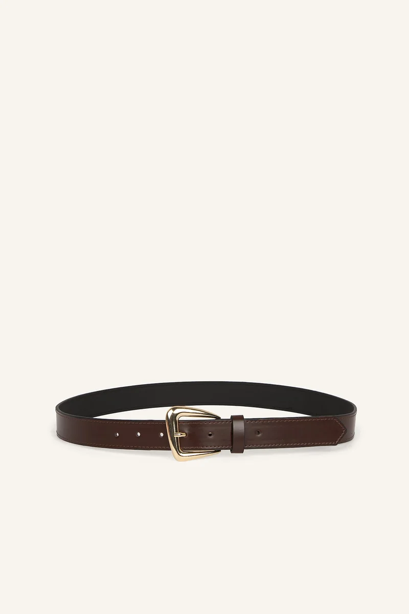 Defacto Woman Rectangular Buckle Faux Leather Casual Belt