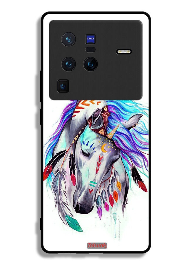 Tolwak Vivo X80 Pro Protective Case Cover Horse - Image 2