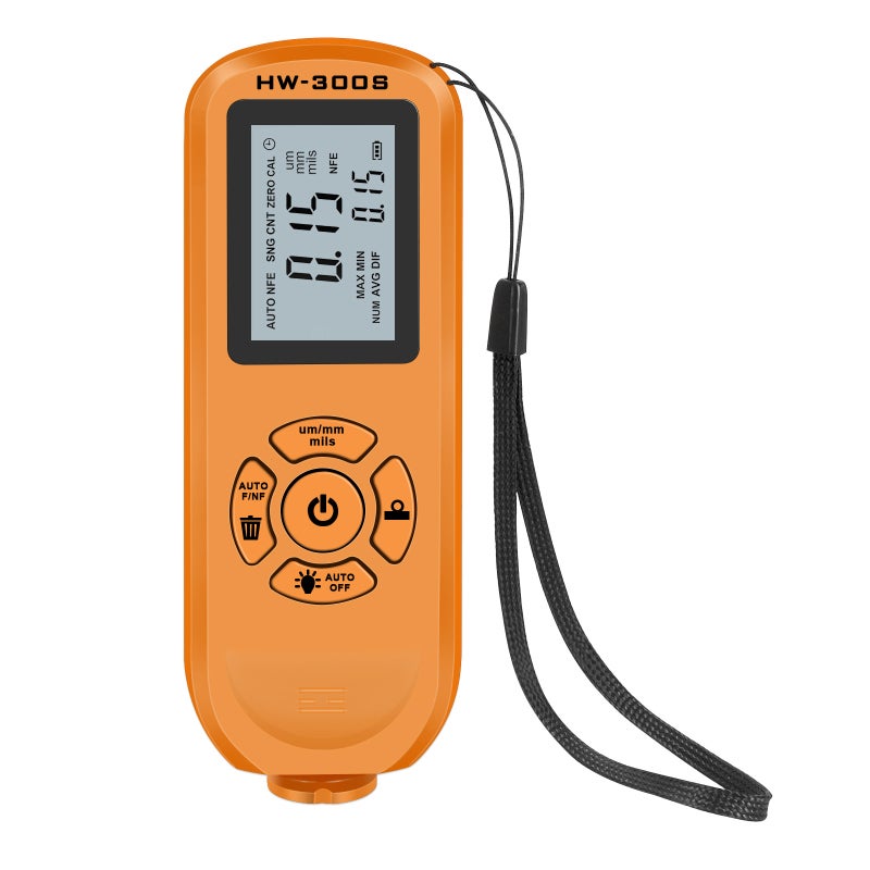 Car Paint Tester: Portable Dual-Principal Probe Digital LCD Backlight Display Coating Thickness Gauge - Switchable Mm/Mil Units Nondestructive Accurate Measurement Coating Depth Detector for Automotiv - Image 1