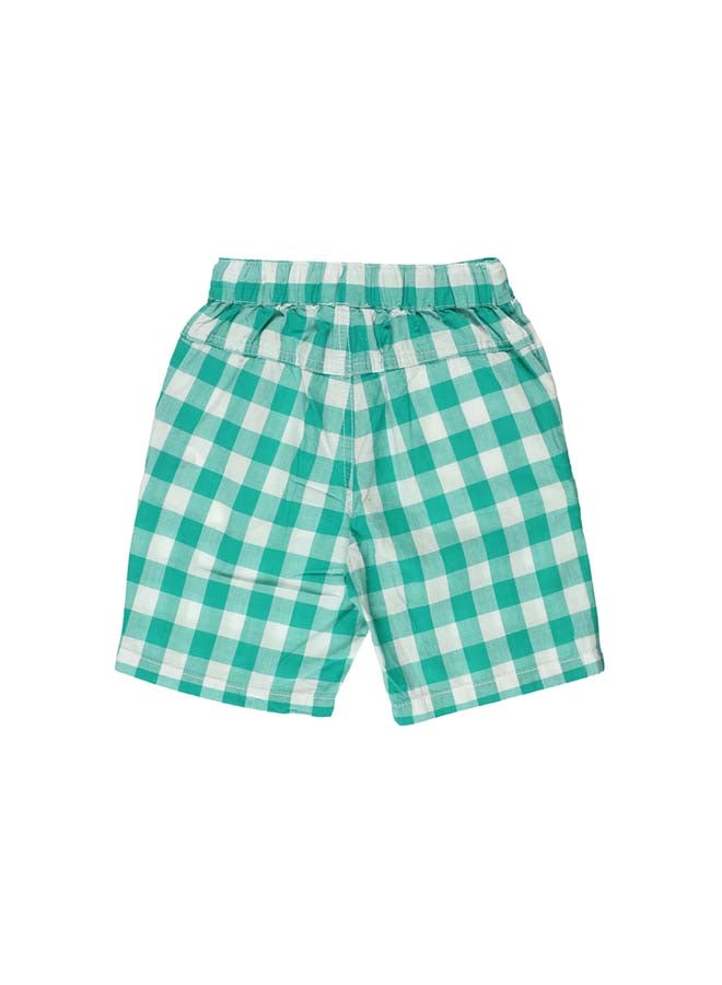 Panco HAVE SOME FUN Checkered Shorts with Elastic Waist  - Image 2
