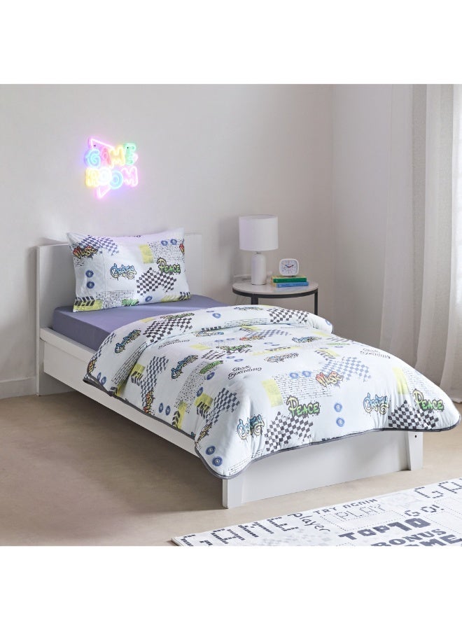 Home Box Tom Gearhead Skate 2-Piece Single Microfibre Printed Jersey Comforter Set 135 X 220 Cm  - Image 3