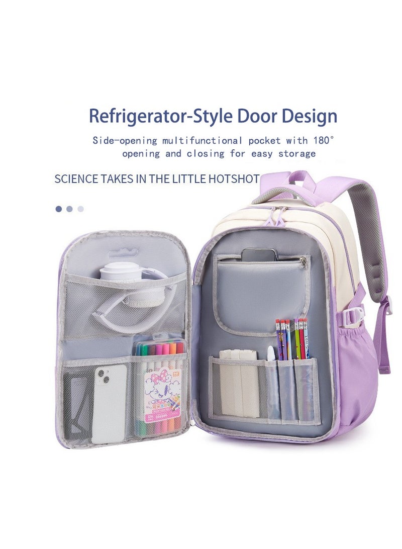 Sky View School Backpack for Teen Girls Bookbags Elementary High School Corduroy Laptop Bags Women Travel Daypacks - Image 2