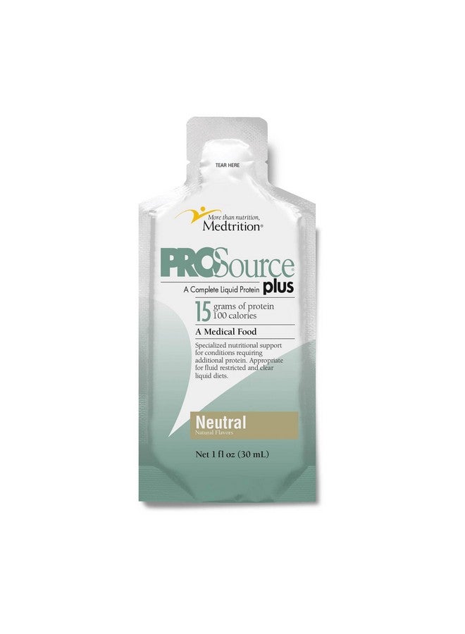 Medtrition Liquid Collagen peptides Type I, III 15 Grams Protein per oz. |Prosource Plus Neutral Packets| - Image 1