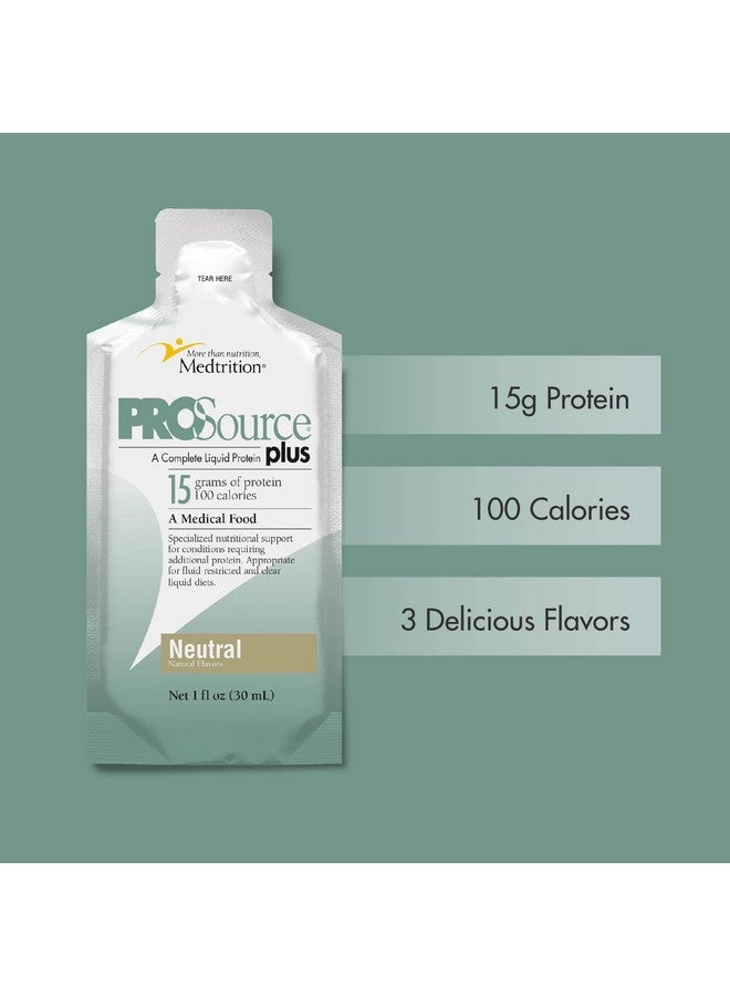 Medtrition Liquid Collagen peptides Type I, III 15 Grams Protein per oz. |Prosource Plus Neutral Packets| - Image 3