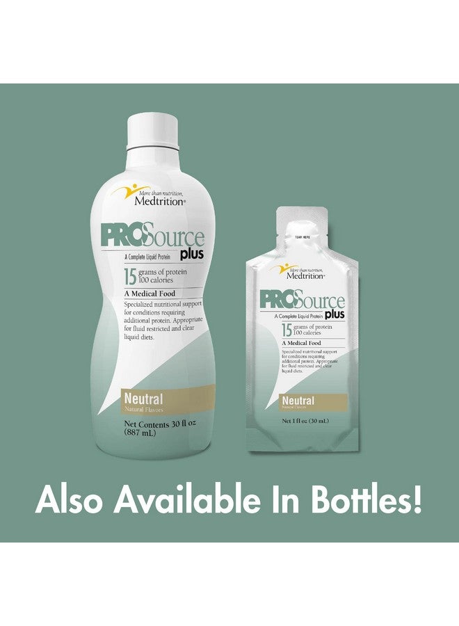 Medtrition Liquid Collagen peptides Type I, III 15 Grams Protein per oz. |Prosource Plus Neutral Packets| - Image 4