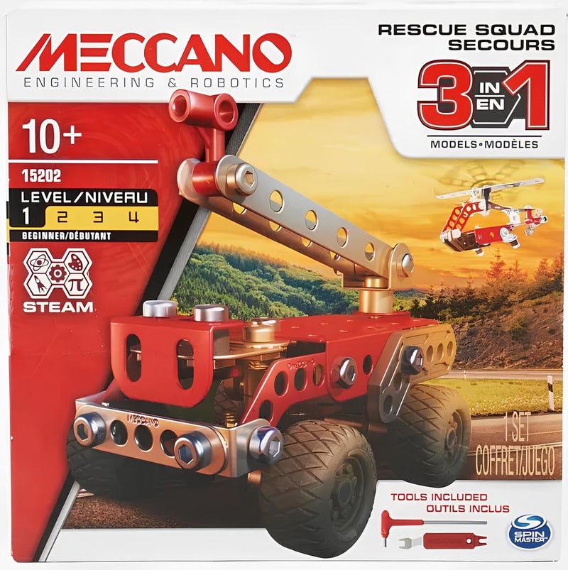 Spin Master - Meccano Engeering And Robotics Rescue Squad Secours - 6026714