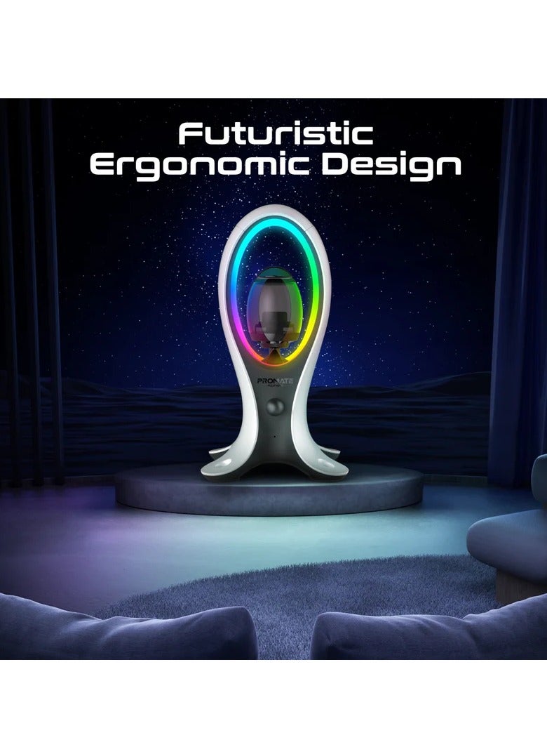 Dynamic High Fidelity Dual Mode RGB Speaker w/ Headphone Stand & USB Hub - Image 2