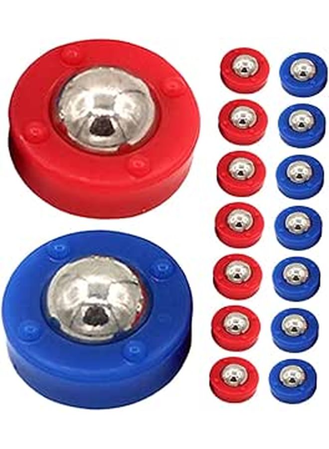 GIOIO 28-Piece Mini Shuffleboard Pucks Set | Outdoor Lawn Games Tabletop Billiards Backyard Party Supplies Everyday Wear High-Quality Material for Durability