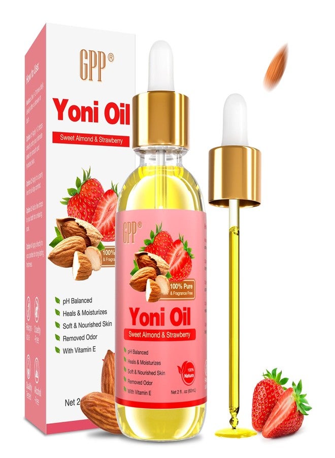 gpp Yoni Oil Wash for Women pH Balance and Wetness, Feminine Oil Ingrown Hair, Nourishing, Moisturizing Formula for All Skin Types, Yoni Care with Vitamin E, Natural Yoni Wash(Strawberry - Image 1