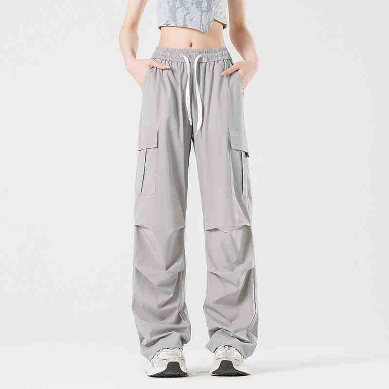 Wassup Paratrooper Pants For Men And Women Drawstring Trendy Brand Rushforward Pants Loose Sports Casual Wide Leg Pants - Image 1