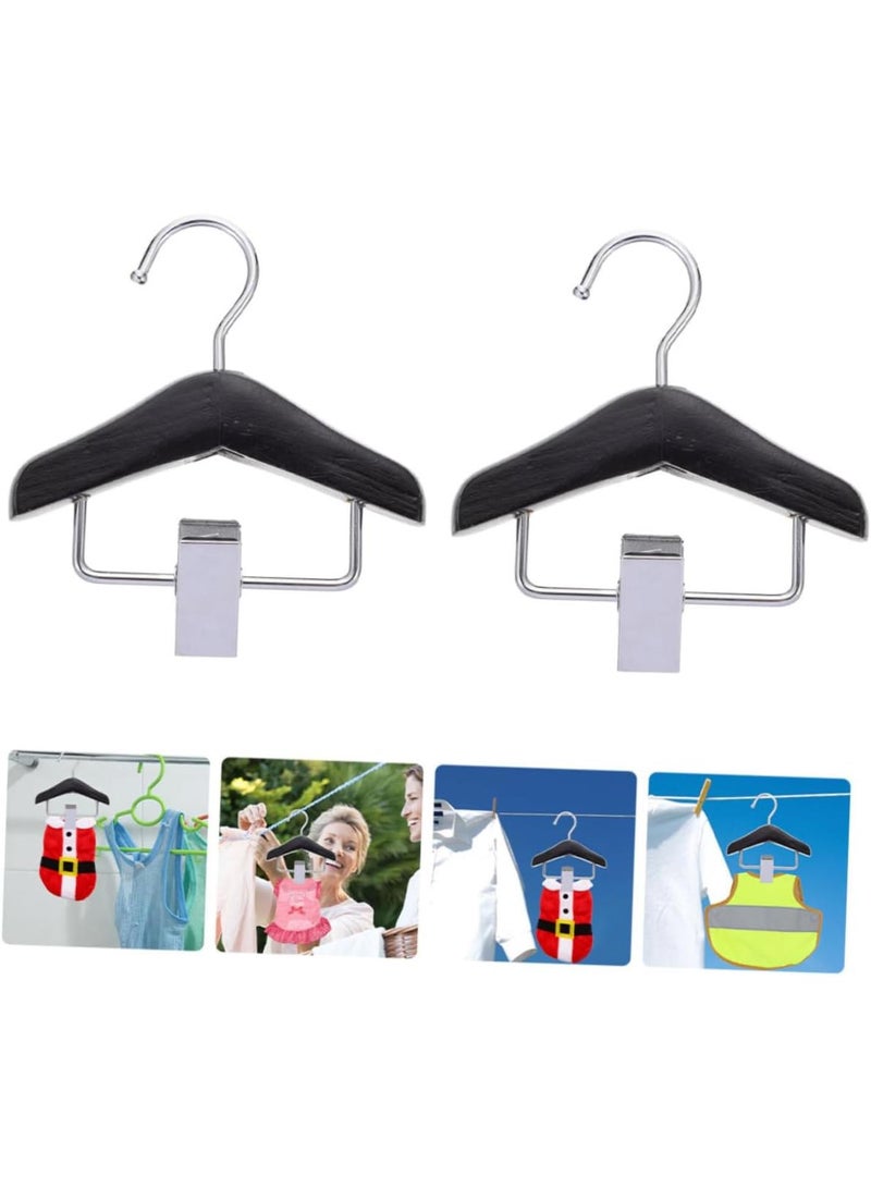 GGOOT 2pcs Pet Clothes Hanger for Dogs and Cats Skirt Clip Organizer for Pets Easy to Use Clothes Storage - Image 2